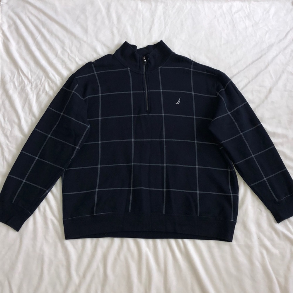 Nautica men’s half zip sweatshirt
